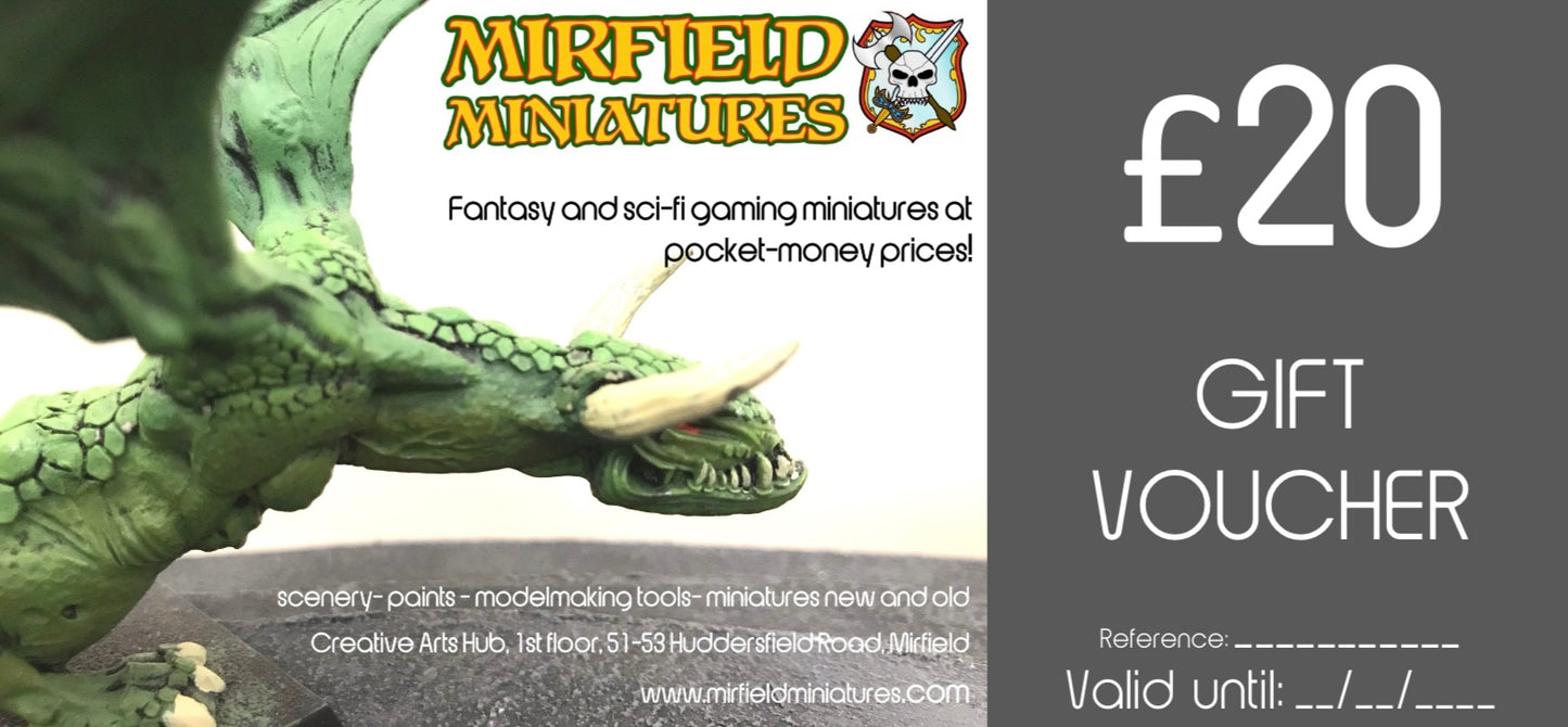 Mirfield Models & Miniatures Gift Card