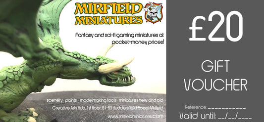 Mirfield Models & Miniatures Gift Card