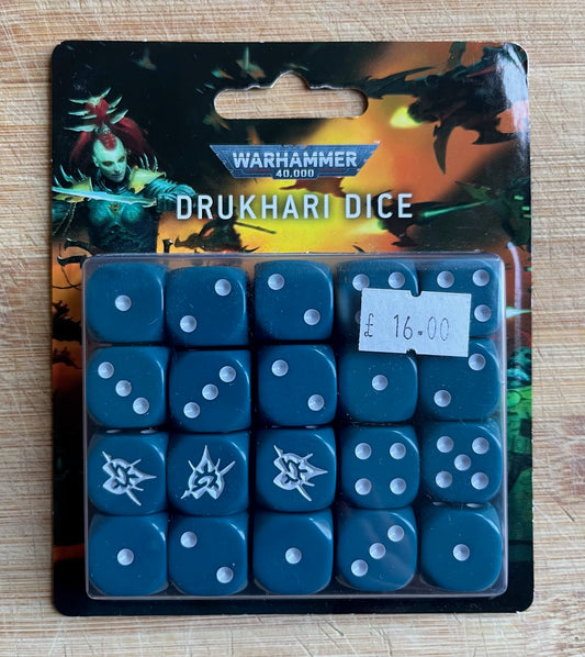 Warhammer 40,000 Drukhari dice