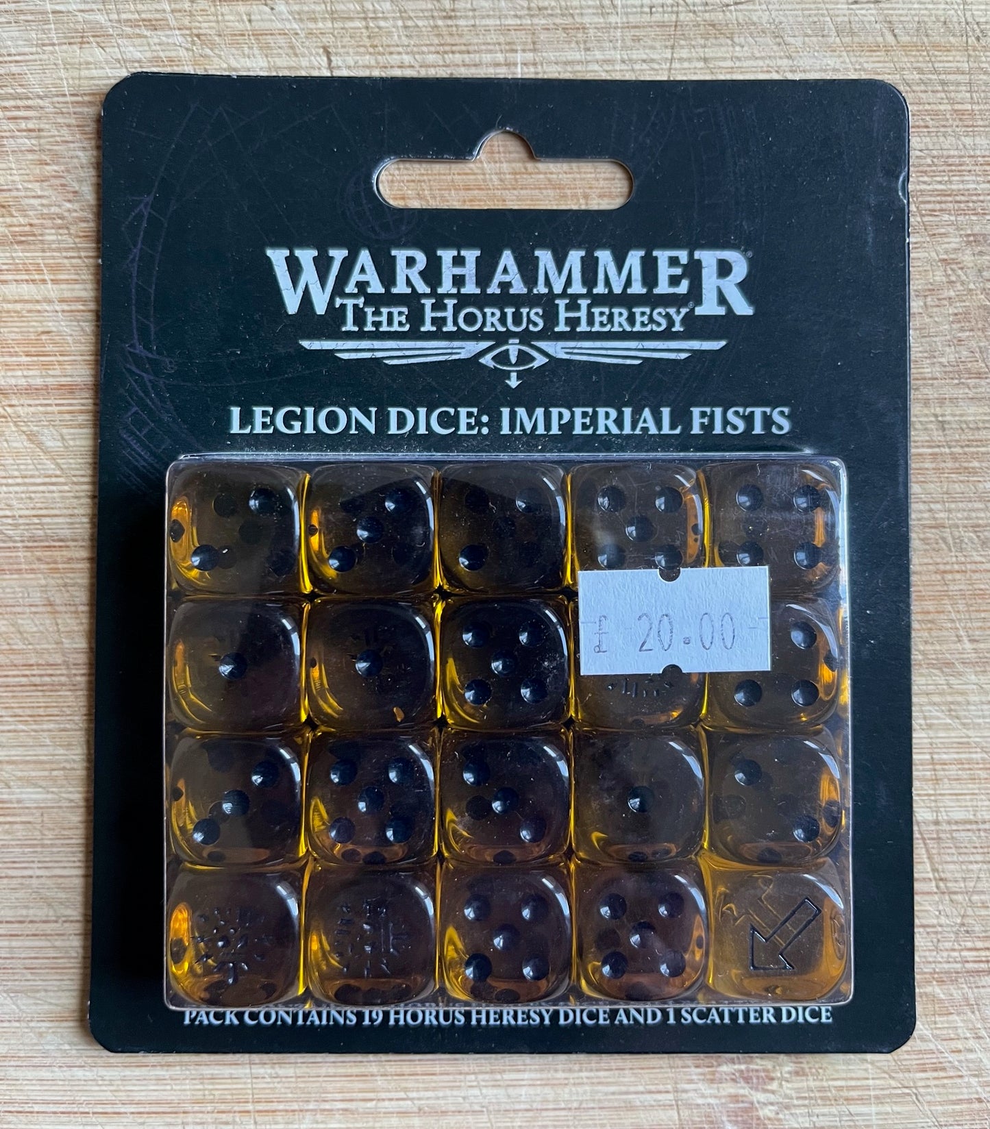 Horus Heresy Legion Dice: Imperial Fists