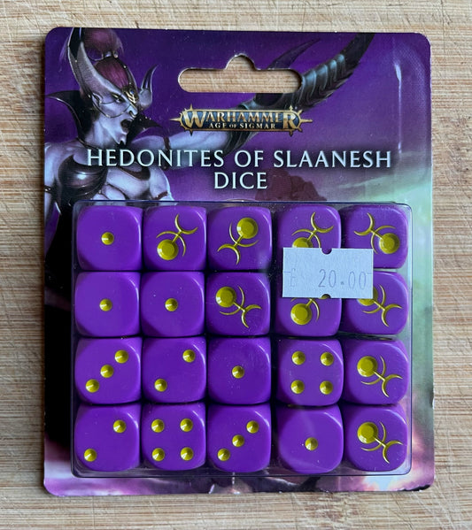 Age of Sigmar Hedonites of Slaanesh dice