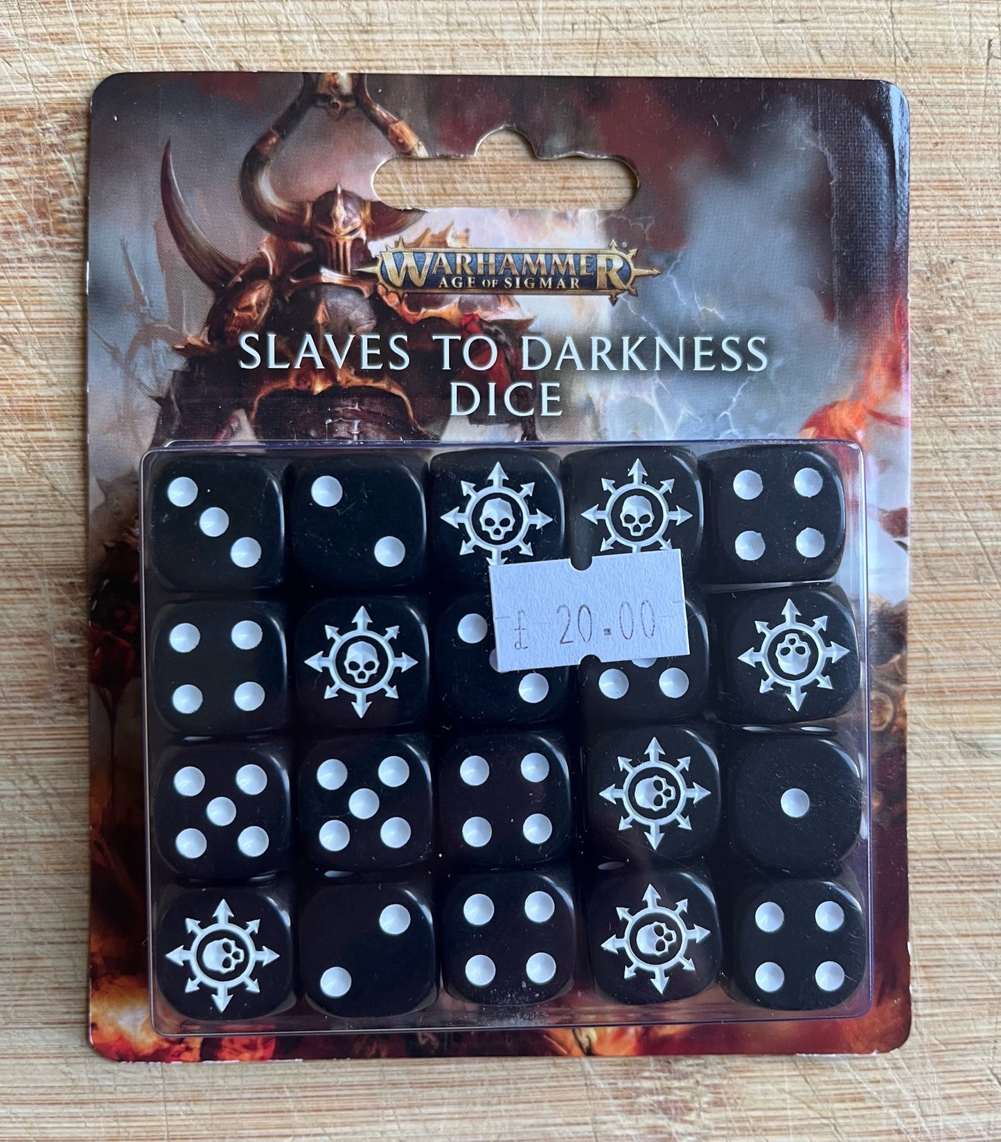 Age of Sigmar Slaves to Darkness dice