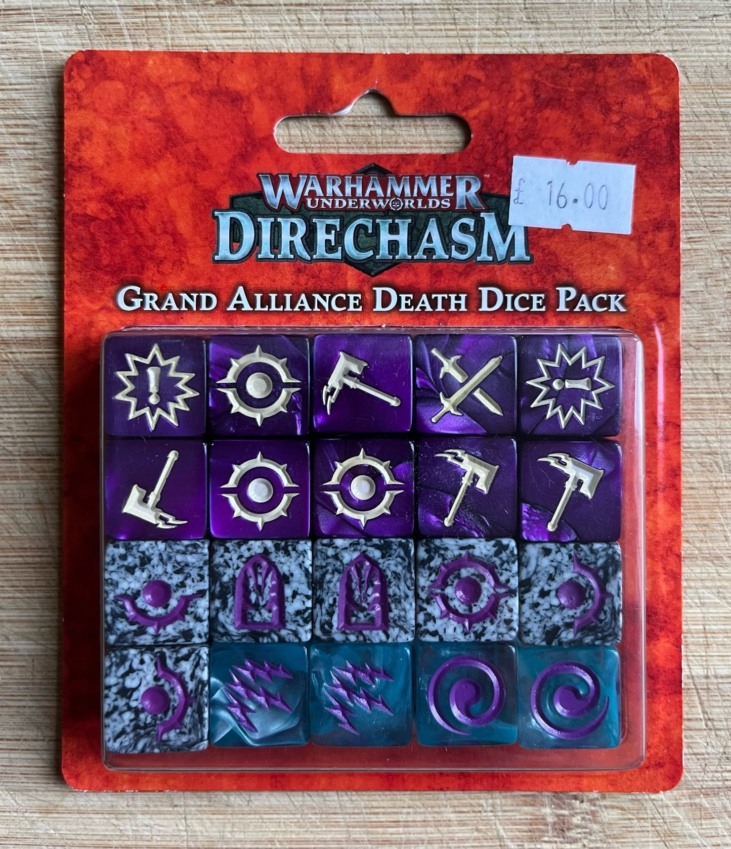 Warhammer Underworlds Grand Alliance Death dice pack