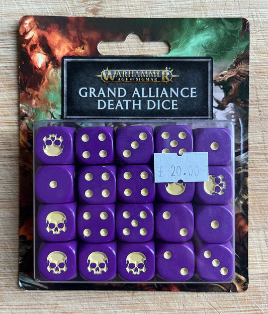 Age of Sigmar Grand Alliance Death dice